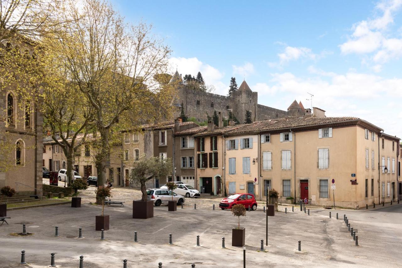 Les Gites De Laure - L'Or Blanc, Appartement Avec Vue Sur Le Chateau, Climatisation, Netflix, A 160 M De La Cite Medievale Carcassone Exterior photo