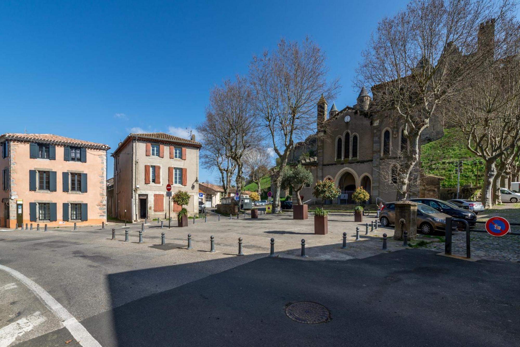 L'Or Blanc, Castel View, Air Conditioner, Netflix, 160M From Medieval Town Apartment Carcassone Exterior photo